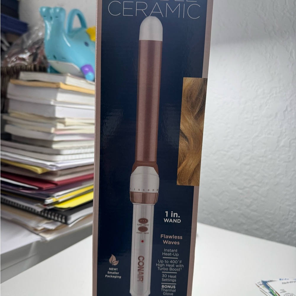 Ceramic Curling Wand - Rose Gold